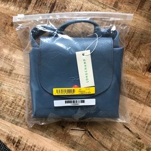 Longchamp le Pliage Sac a Dos Backpack Blue/Red